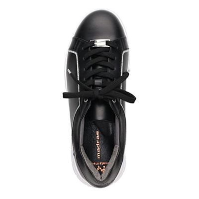 マドラス madras 特許 リカバリーメタインソール搭載 ソフトな履き心地のレザースニーカー　MAL9112AMT BLACK 36（23.0ｃｍ相当）