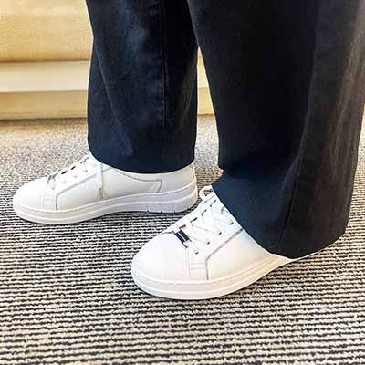 マドラス madras 特許 リカバリーメタインソール搭載 ソフトな履き心地のレザースニーカー　MAL9112MT WHITE 36（23.0ｃｍ相当）