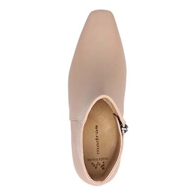 マドラス madras 特許 リカバリーメタインソール搭載 カジュアルにもエレガントにも映える 実用性に磨きをかけた 超万能プレーン5.5ｃｍショートブーツ　MAL9114MT BEIGE 23.0