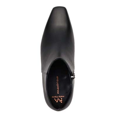 マドラス madras 特許 リカバリーメタインソール搭載 カジュアルにもエレガントにも映える 実用性に磨きをかけた 超万能プレーン5.5ｃｍショートブーツ　MAL9114MT BLACK 23.0