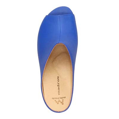 マドラス madras 特許 リカバリーメタインソール搭載  7ｃｍストーム入りミュールサンダル MAL9125MT BLUE M（23～23.5ｃｍ）