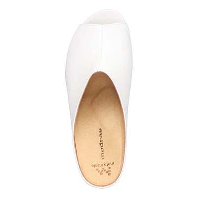 マドラス madras 特許 リカバリーメタインソール搭載  7ｃｍストーム入りミュールサンダル MAL9125MT WHITE M（23～23.5ｃｍ）
