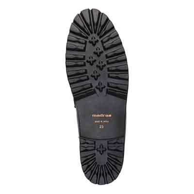 マドラス madras 特許 Recovery meta insole搭載　上質できちんと感のあり足元が華やぐビットローファー　MAL9127MT BLACK/BLACK 23.0