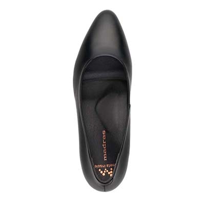 マドラス madras 特許 リカバリーメタインソール搭載  きれいめ5ｃｍヒール アーモンドトゥベーシックパンプス MAL9151MT BLACK 23.0