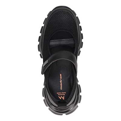 マドラス madras 特許 metaインソール搭載　進化系厚底メリージェーンスニーカー　MAL9157MT BLACK 36（23.0ｃｍ相当）