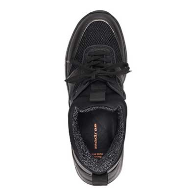 マドラス madras 特許 metaインソール搭載　スタイルアップ厚底スニーカー　MAL9159MT BLACK 23
