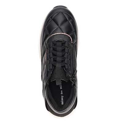 ミッシーデミッシー missy des missy ヒールアップスニーカー  MMD1202 BLACK 23.0