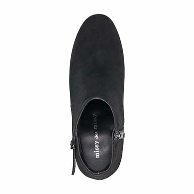 【撥水仕様】【防滑】ミッシー デ ミッシー missy des missy ヒールブーツ　MMD2303 BLACK-SILKY 23.0