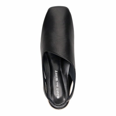 ミッシー デ ミッシー missy des missy 斜めカットデザインパンプス　MMD3634 BLACK 23.0