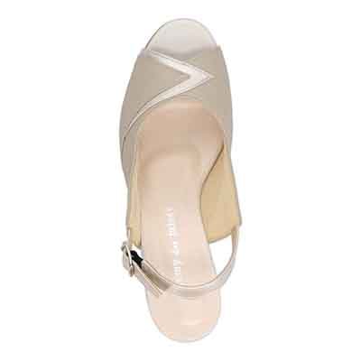 ミッシー デ ミッシー missy des missy Vカット・ウエッジサンダル  MMD3638 WHITE/C 23.0