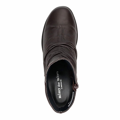 ミッシーデミッシー missy des missy しっとり＆ソフトな牛革を使用した  カジュアルブーツ  MMD4630A D-BROWN 23.0