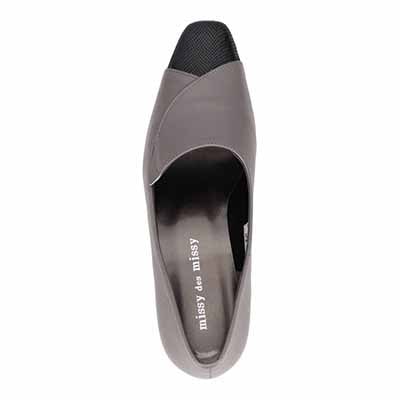 ミッシー デ ミッシー missy des missy 甲深4.5cmヒールパンプス　MMD5151 D-GRAY/C 23.0
