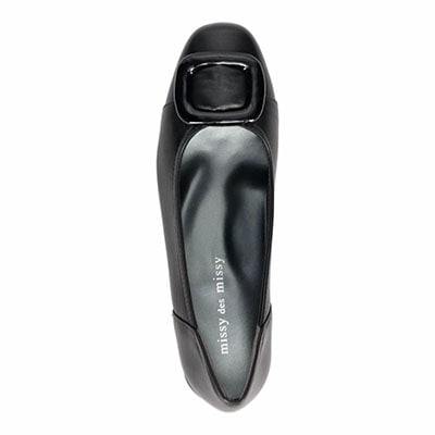 ミッシー デ ミッシー missy des missy  大き目バックルが特徴のカジュアルパンプス　MMD7521 OAK 23.0