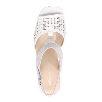 ミッシーデミッシー missy des missy ボロネーゼ製法のウェッジサンダル　MMD7525 BEIGE M　(23.0～23.5)