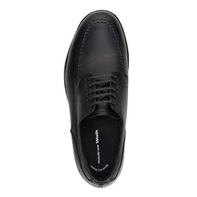【GORE-TEX×防滑】madras Walk「Recovery Shiatsu Insole」搭載　指圧効果により血行をよくする。ゴアテックス搭載  防滑  幅広4E ラウンド 外羽根ユーチップドレスカジュアルシューズ　MW7410HR BLACK 25.0
