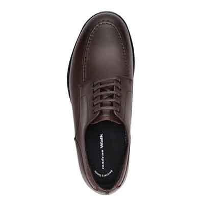 【GORE-TEX×防滑】madras Walk「Recovery Shiatsu Insole」搭載　指圧効果により血行をよくする。ゴアテックス搭載  防滑  幅広4E ラウンド 外羽根ユーチップドレスカジュアルシューズ　MW7410HR D-BROWN 25.0