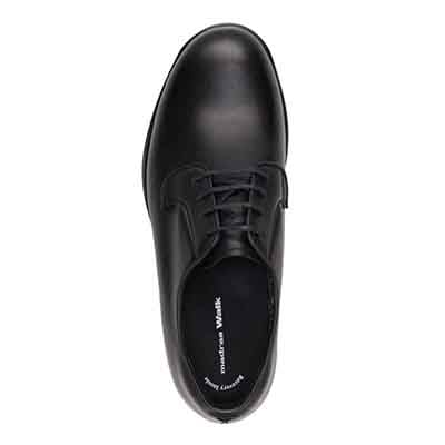 【GORE-TEX×防滑】madras Walk「Recovery Shiatsu Insole」搭載　指圧効果により血行をよくする。ゴアテックス搭載   防滑  幅広4E ラウンド 外羽根プレーントゥドレスカジュアルシューズ　MW7411HR BLACK 25.0