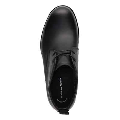 【GORE-TEX×防滑】madras Walk「Recovery Shiatsu Insole」搭載　指圧効果により血行をよくする。ゴアテックス搭載   防滑  幅広4E ラウンド ドレスカジュアルブーツ　MW7414HR BLACK 25.0
