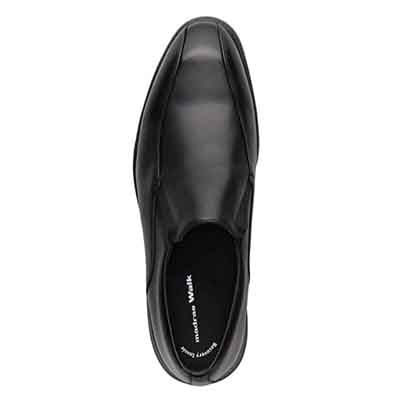 【GORE-TEX】マドラスウォーク madras Walk 「Recovery Shiatsu Insole」搭載で指圧効果により血行を115％促進。　フォーマル且つアクティブに。ゴアテックスファブリクス搭載 スワールモカ・スリッポンビジネスシューズ  MW7932R BLACK 25.0