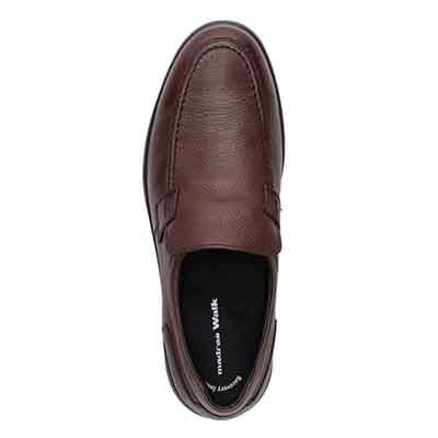 【GORE-TEX】マドラスウォーク madras Walk 「Recovery Shiatsu Insole」搭載で指圧効果により血行をよくする。 甲ゴムスリップオン カジュアルシューズ MW8009R D-BROWN 25.0