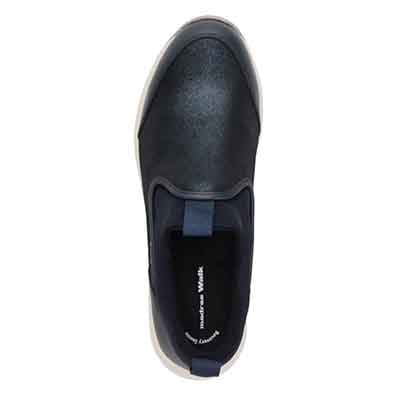 【GORE-TEX】マドラスウォーク madras Walk 「Recovery Shiatsu Insole」搭載で指圧効果により血行をよくする。スニーカー感覚で普段履きにもピッタリ！ さまざまなスタイルにも合うスリッポンスニーカー  MWL1006R NAVY-M 23.0