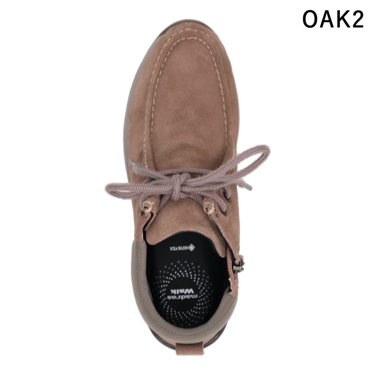 【GORE-TEX】 マドラスウォーク madras Walk  モカタイプのレザーショートブーツ MWL1012 OAK2 23.0