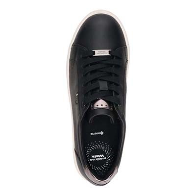【GORE-TEX】マドラスウォーク madras Walk　幾何学模様レースアップ レザースニーカー  MWL1022C BLACK-METALLIC 23