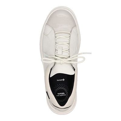 【GORE-TEX】マドラスウォーク madras Walk　厚底レザーレースアップスニーカー  MWL1025 IVORY 23.0