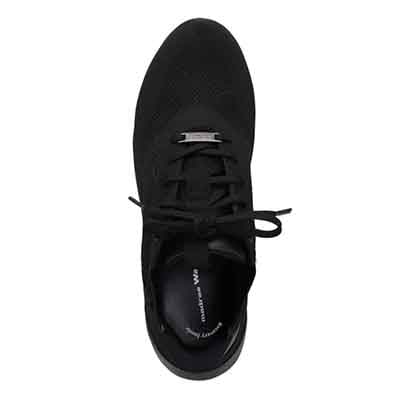 【GORE-TEX】マドラスウォーク madras Walk 「Recovery Shiatsu Insole」搭載で指圧効果により血行をよくする。カジュアルレースアップクイックフィットスニーカー  MWL1035R BLACK 23.0