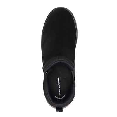 【GORE-TEX】マドラスウォーク madras Walk 「Recovery Shiatsu Insole」搭載　指圧効果により血行をよくする。防滑　外ジッパーリブ付きカジュアルブーツ MWL1046R BLACK-SILKY 23.0