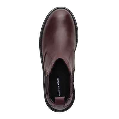 【GORE-TEX】マドラスウォーク madras Walk 「Recovery Shiatsu Insole」搭載　指圧効果により血行をよくする。防滑×防水　4.5cmヒールのタンクソールサイドゴアブーツ MWL1048R BURGUNDY 23.0