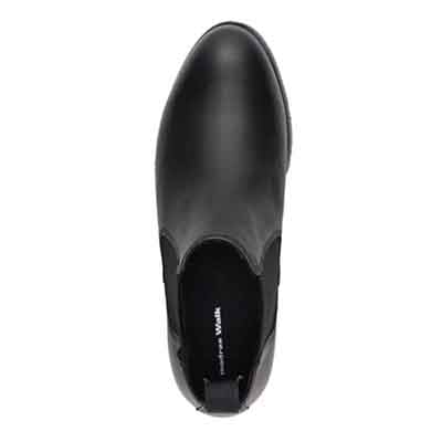 【GORE-TEX×防滑】madras Walk「Recovery Shiatsu Insole」搭載　指圧効果により血行をよくする。 上質なレザーを使用したサイドゴアブーツ MWL1106HR BLACK 23.0