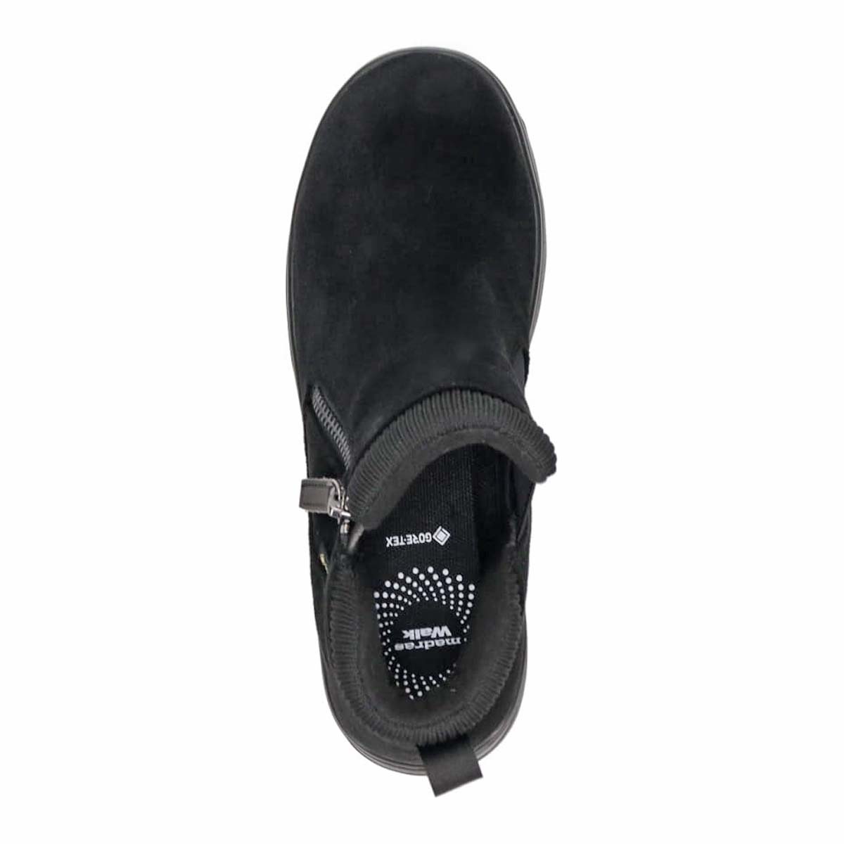 【GORE-TEX】マドラスウォーク madras Walk  外ジッパーリブ付きカジュアルブーツ  MWL2234 BLACK 23.0