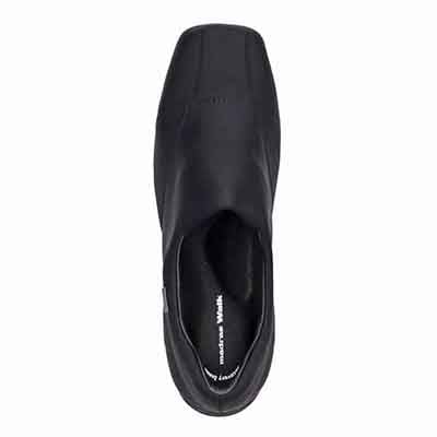 【GORE-TEX×防滑】madras Walk「Recovery Shiatsu Insole」搭載　指圧効果により血行をよくする。スクエアトゥスリッポンシューズ MWL4071R BLACK 23.0