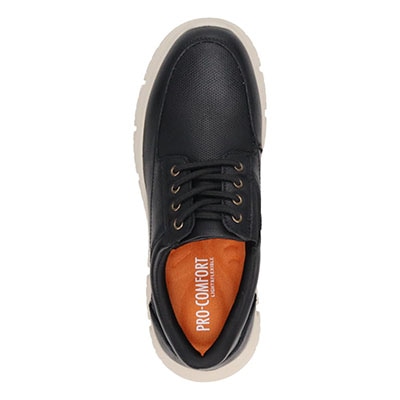 プロ コンフォート PRO-COMFORT クイックフィットレースアップカジュアルシューズ   PC6012 BLACK 25.0