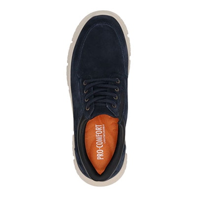 プロ コンフォート PRO-COMFORT クイックフィットレースアップカジュアルシューズ   PC6012 NAVY-SILK 25.0