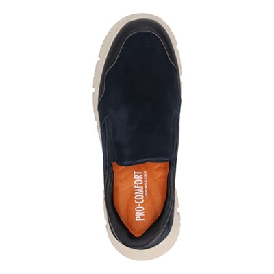 プロ コンフォート PRO-COMFORT クイックフィットレースアップカジュアルシューズ   PC6013 NAVY-SILK 25.0