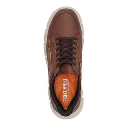 プロ コンフォート PRO-COMFORT メンズ レースアップカジュアルシューズ　PC6014 BROWN 25