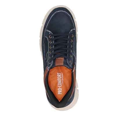 プロ コンフォート PRO-COMFORT メンズ レースアップカジュアルシューズ　PC6014 NAVY-SILK 25