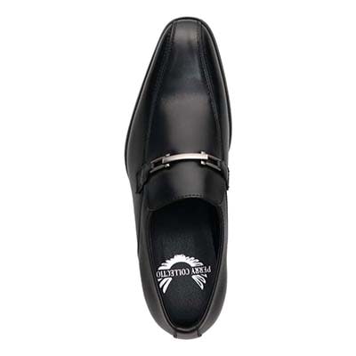 ペリーコレクション PERRY COLLECTION ビット付きスワールモカ スリップオン・ビジネスシューズ  PR2050 BLACK 250