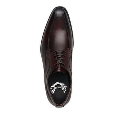 ペリーコレクション PERRY COLLECTION 外羽根スワールモカビジネスシューズ PR2060 D-BROWN 25.0