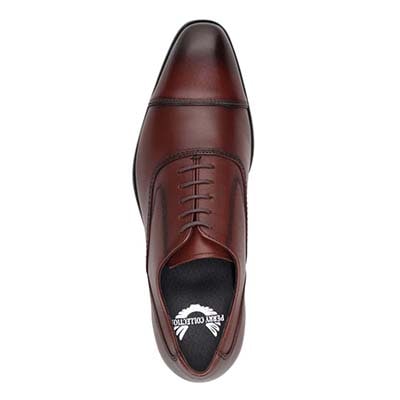 ペリーコレクション PERRY COLLECTION 内羽根ストレートチップビジネスシューズ PR4061 BURGUNDY 25.0