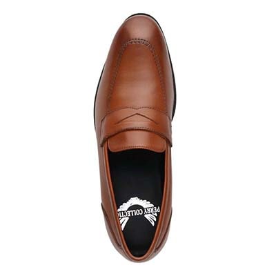 ペリーコレクション PERRY COLLECTION スリッポンビジネスシューズ  PR6004 BROWN 25.0