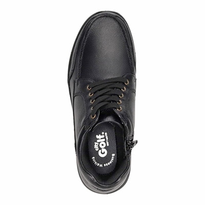 シティ ゴルフ City Golf　カジュアルレースアップブーツ　SPGF934 BLACK 25.0