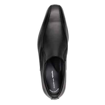 【大きいサイズ】【GORE-TEX】マドラスウォーク madras Walk 「Recovery Shiatsu Insole」搭載で指圧効果により血行をよくする。　ゴアテックススワールモカスリッポンビジネスシューズ　SPMWK7802R BLACK 27.5