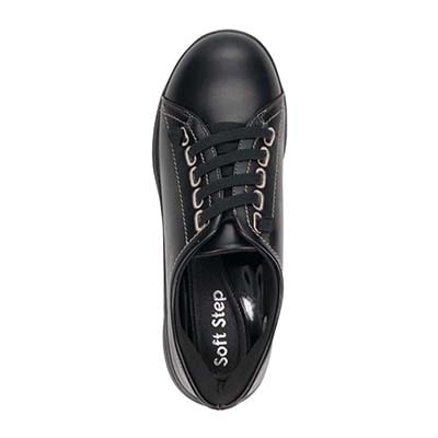 ソフトステップ  レースアップカジュアルシューズ  SSP3501 BLACK 23.0