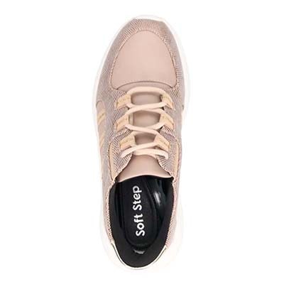 ソフトステップ  レースアップスニーカー  SSP3505 BEIGE 23.0
