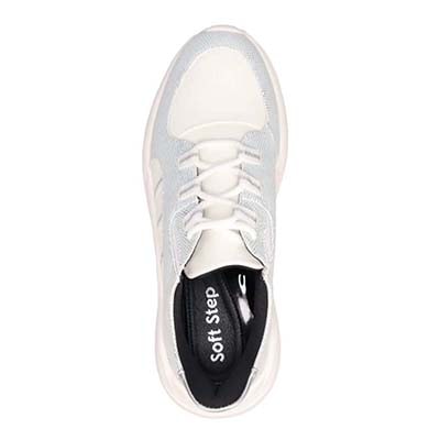 ソフトステップ  レースアップスニーカー  SSP3505 WHITE 23.0