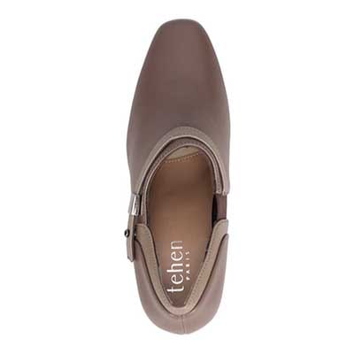 テーン tehen オフィス対応！美脚効果♪甲が深めの脱げづらいパンプス♪ TN1747 OAK-EB 23.0