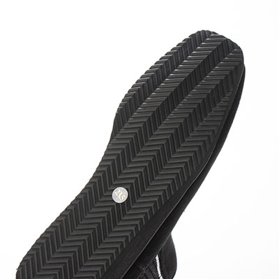 【撥水加工】テーン tehen クッションインソールで履き心地抜群、ラインストーン付きサイドゴアブーツ　TN1776 BLACK 23.0